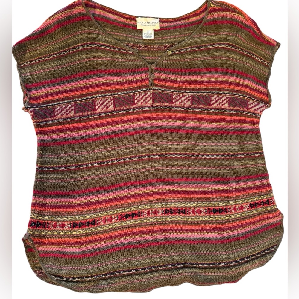 Ralph Lauren cotton/linen knit top